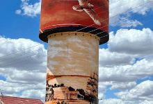 Water tower art - Lake Cargelligo景点图片