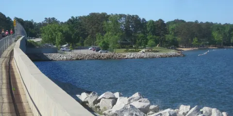 Dreher Shoals Dam Walk