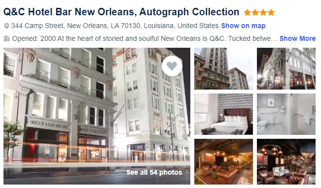 restaurants near q&c hotel new orleans