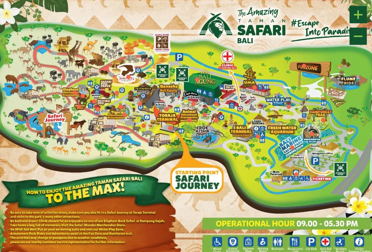 Peta Bali Exotic Marine Park