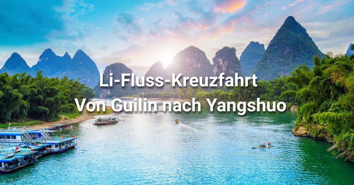 Li-Fluss-Kreuzfahrt von Guilin nach Yangshuo: Guide für  2026