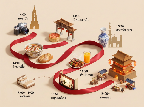 แผนที่ท่องเที่ยวจีน