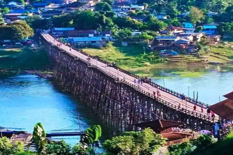 สะพานมอญ      - สถานที่เที่ยว กาญจนบุรี