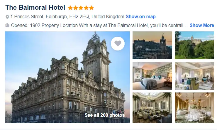 The Balmoral Hotel