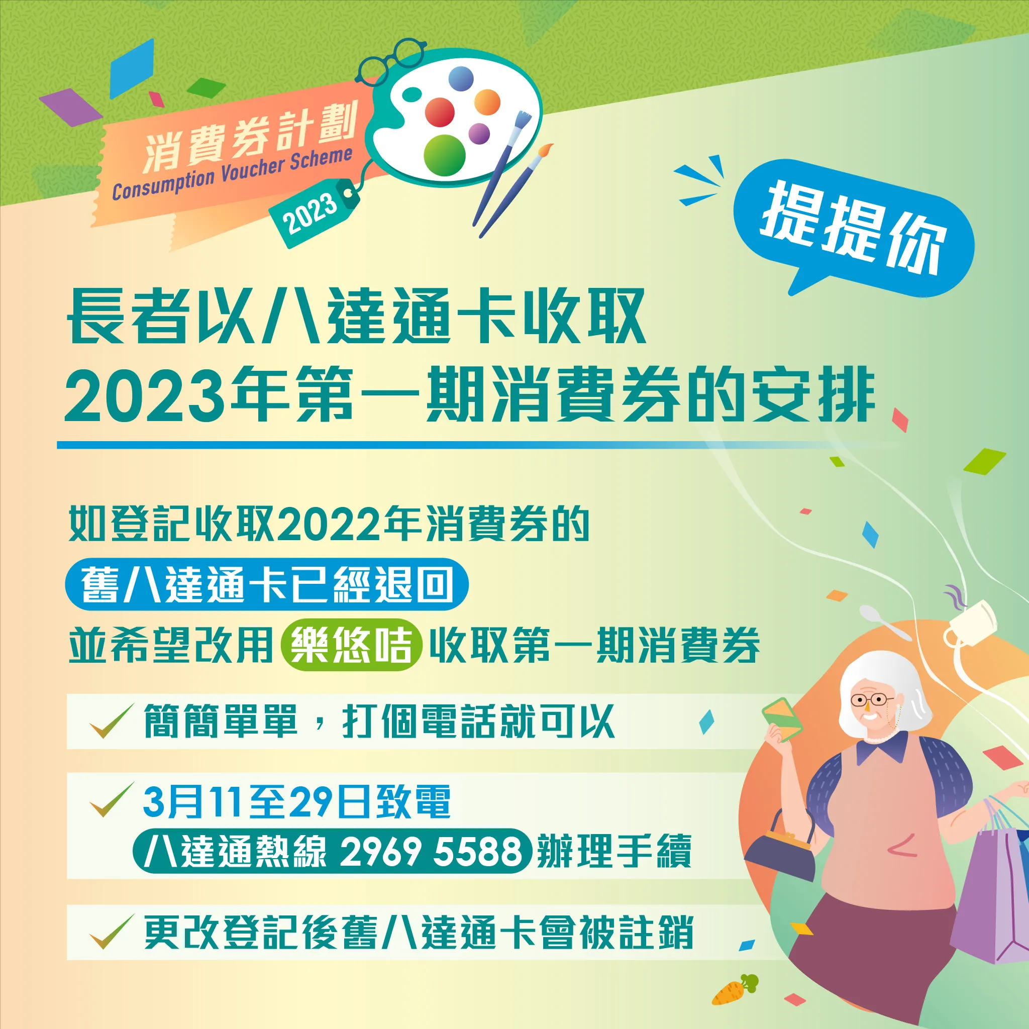 樂悠咭收取消費劵2023