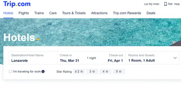 how to book cheap hotels by installing the Trip.com APP