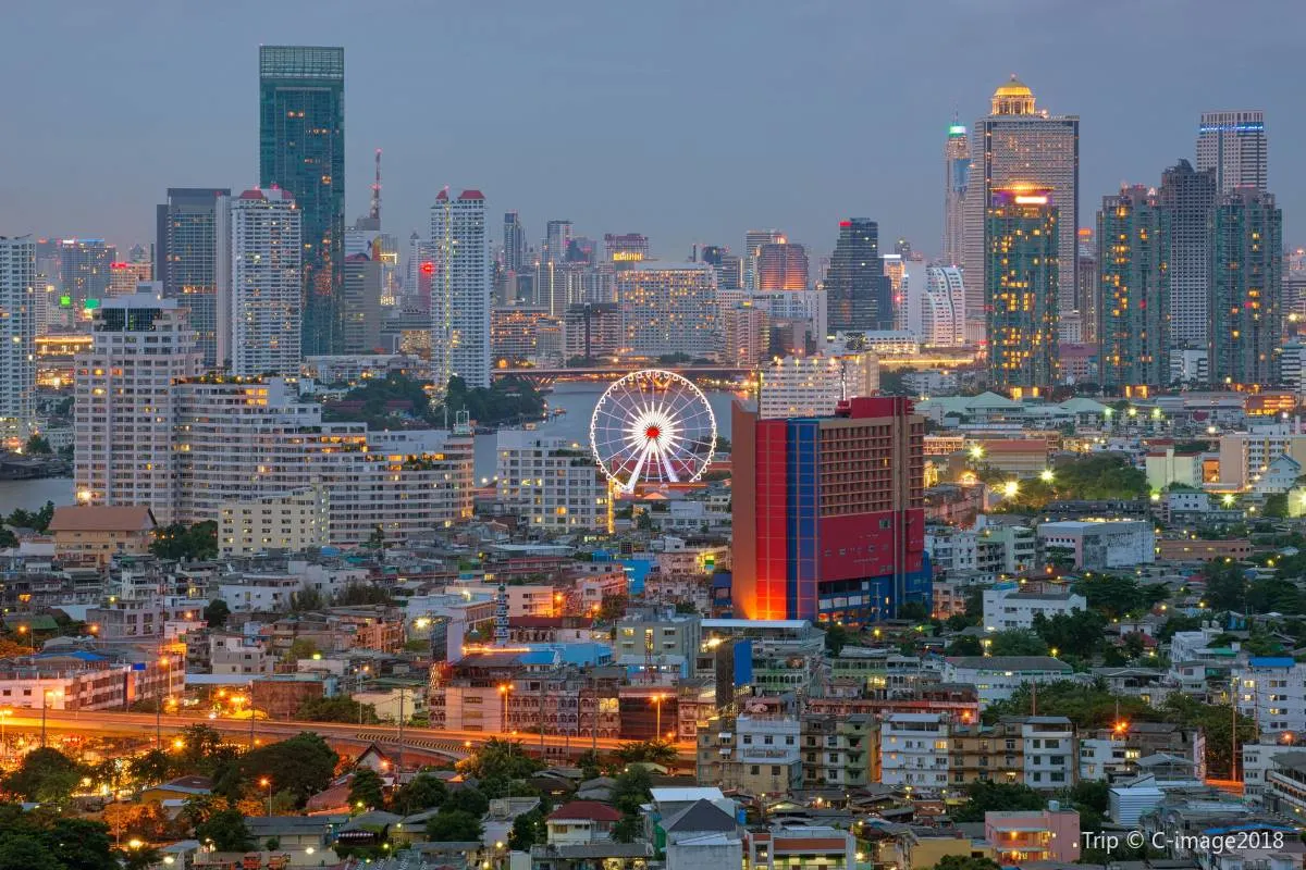 15. Tempat Wisata di Bangkok-Asiatique Sky