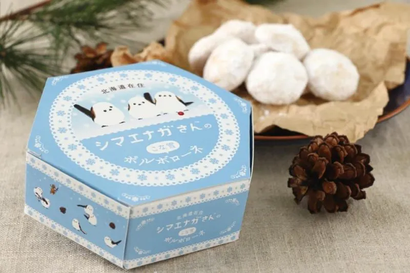 長谷製菓「シマエナガさんのこな雪ポルボローネ」