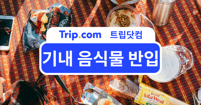 기내 음식물 반입 가능한 음식은? 비행기 음식물 반입 규정 | 트립닷컴