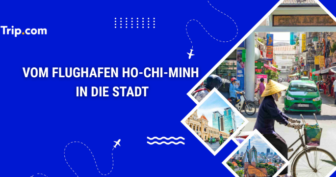 Vom Flughafen Ho-Chi-Minh in die Stadt