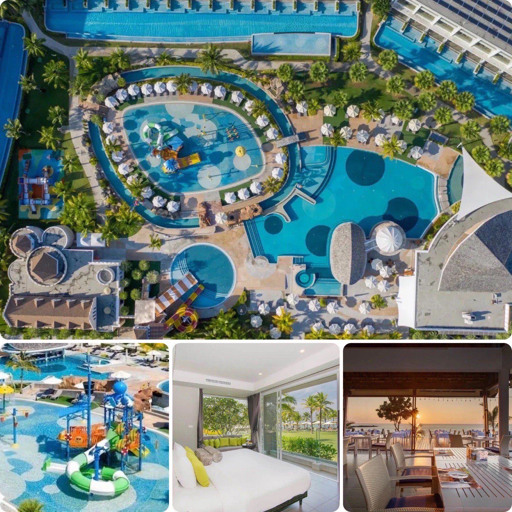 โรงแรมที่มีสวนน้ำ 