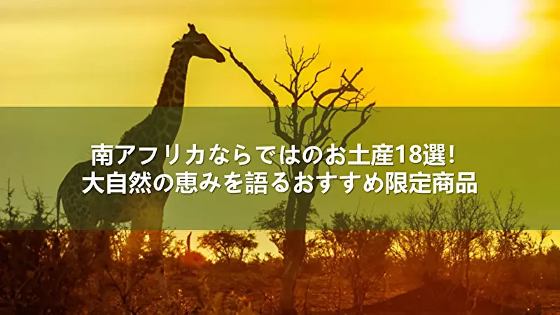 南アフリカ お土産