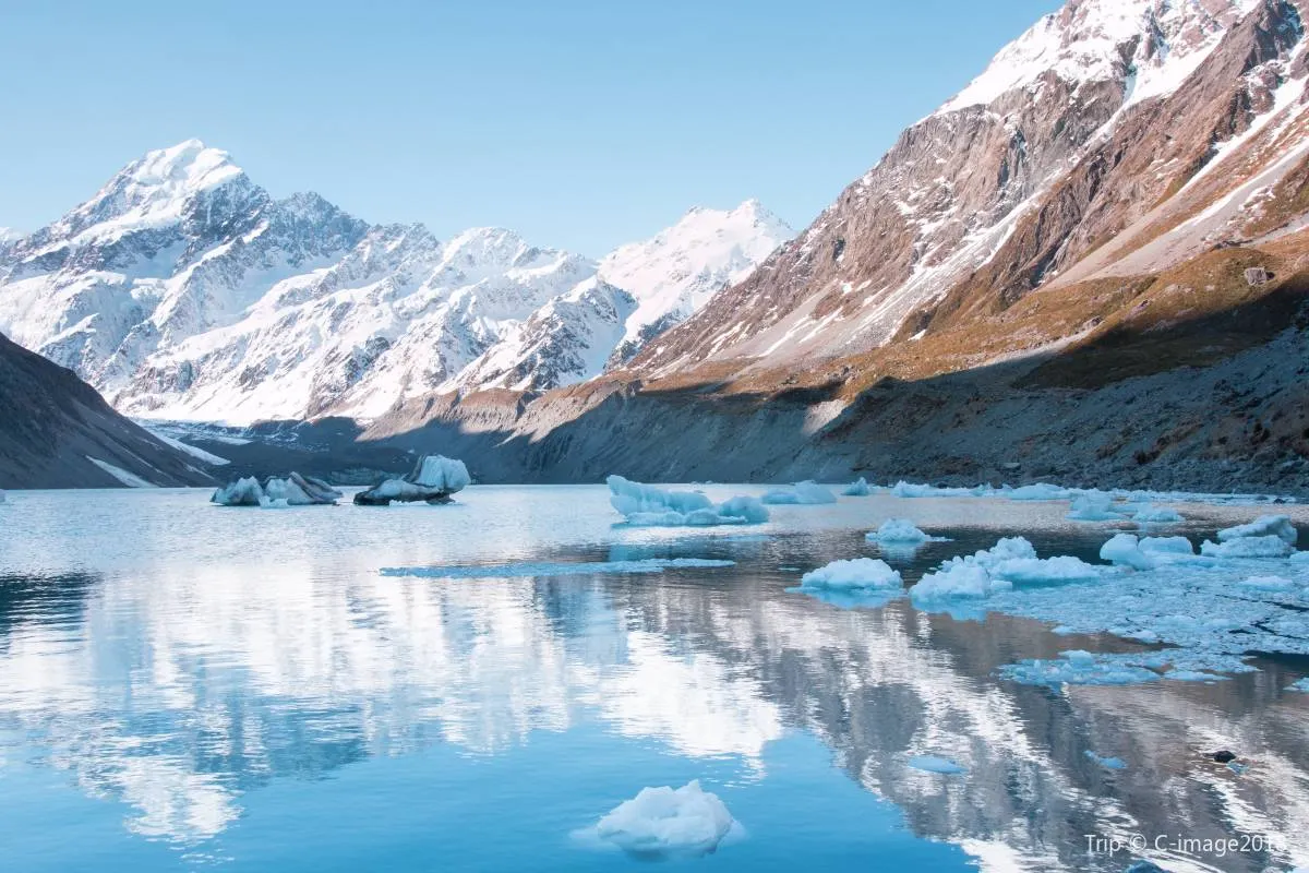 Mount Cook National Park in New Zealand