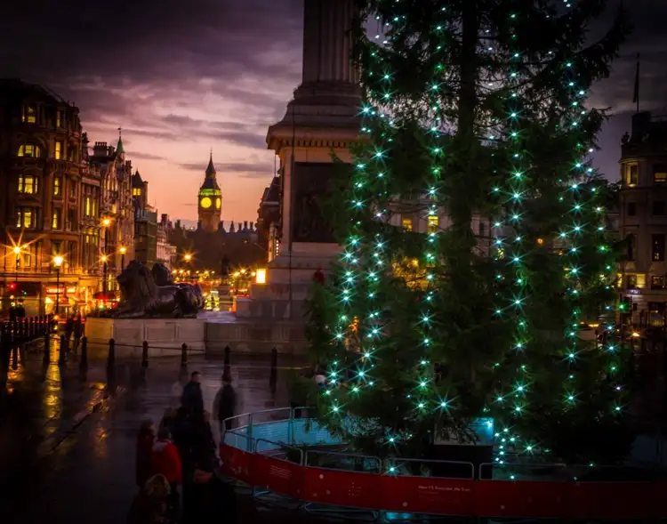 Source: Brooks DeCillia/ unsplash  The Trafalgar Square Christmas Market in London, United Kingdom
