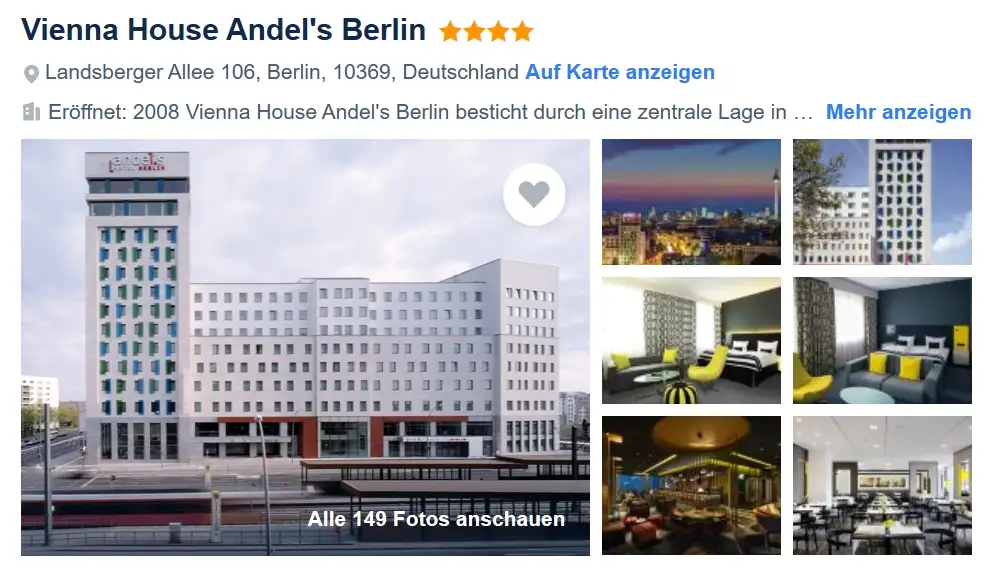 Vienne House Andel's Berlin