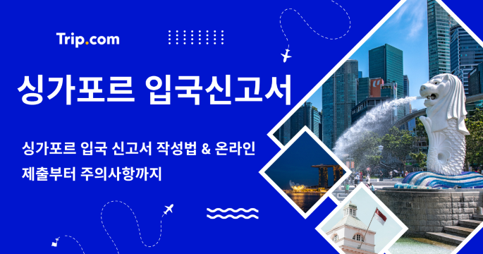 싱가포르 입국신고서 작성법: 온라인 제출부터 주의사항까지| 트립닷컴