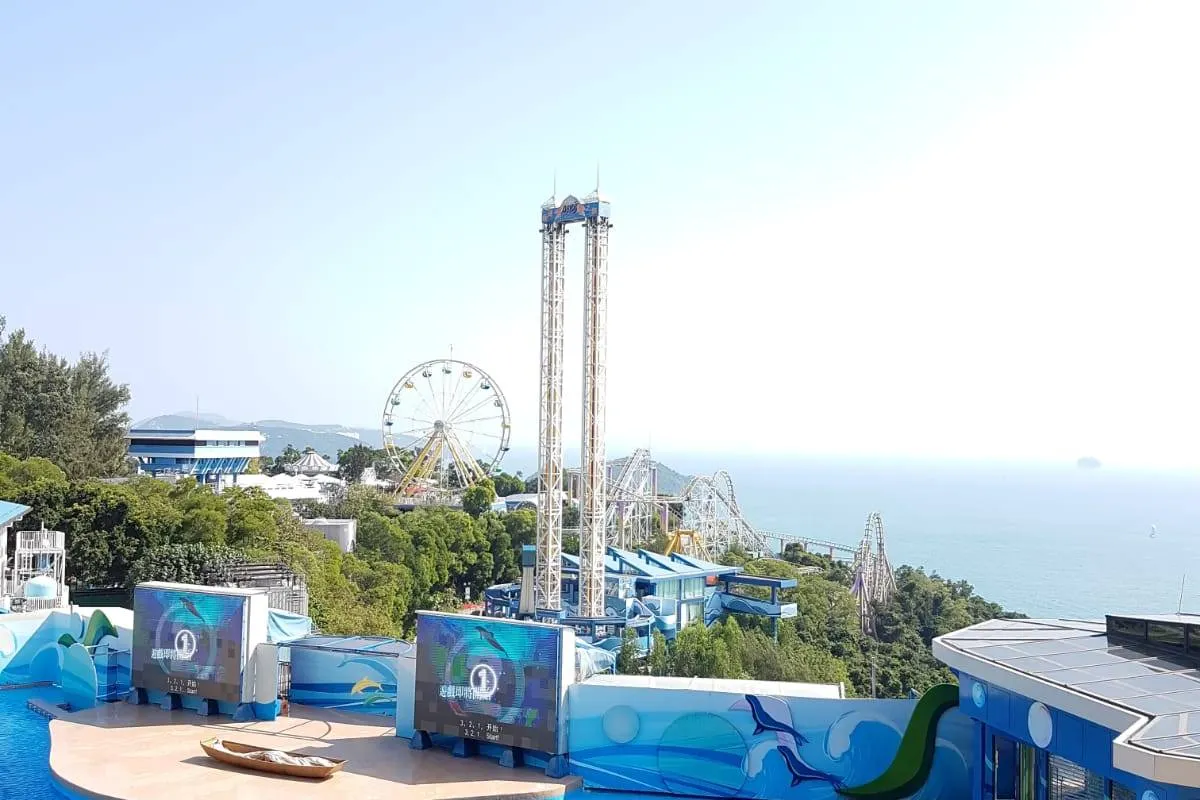 海洋公園越礦飛車