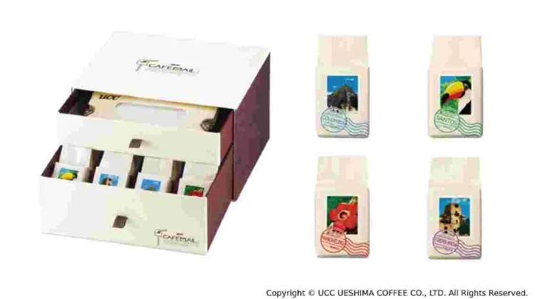 【14】UCC Cafemail 4款咖啡禮品裝