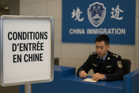 Conditions d'entrée en Chine 2026 : Faut-il un visa ?
