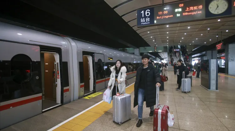 High-Speed Train Route of Beijing Train Stations