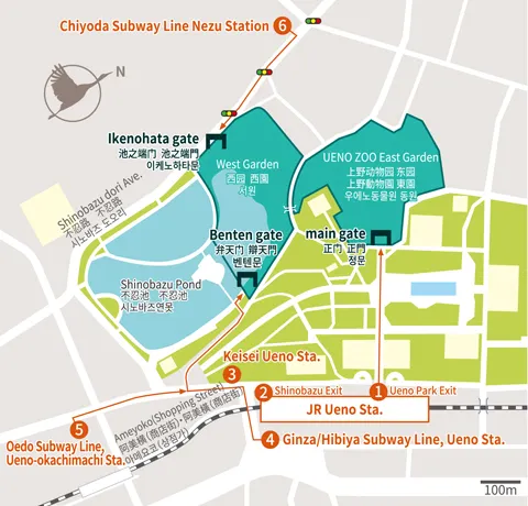 上野動物園位置