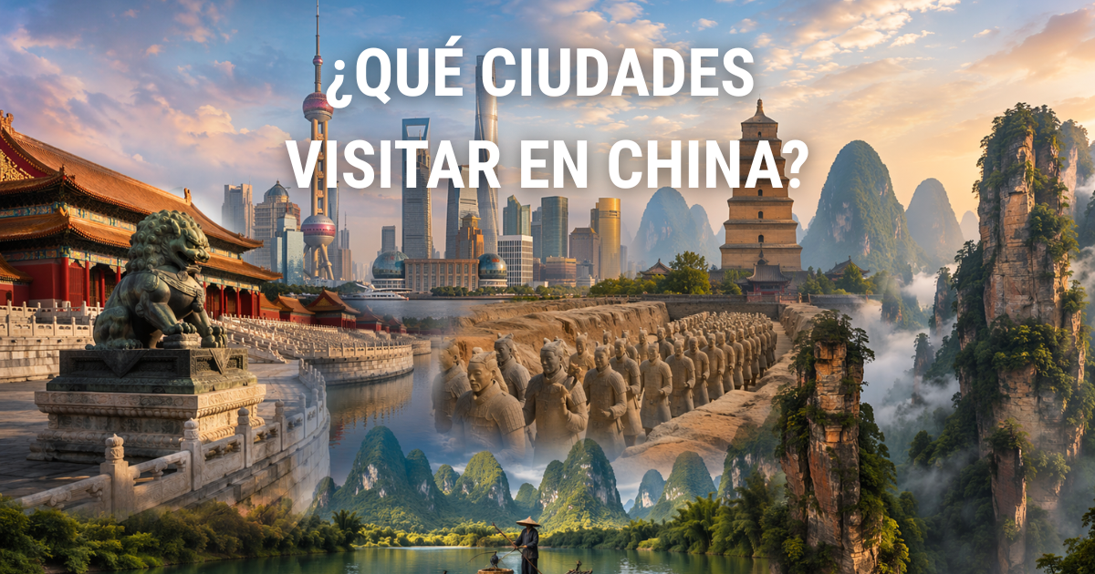 Qué ciudades visitar en China: Destinos y Itinerario