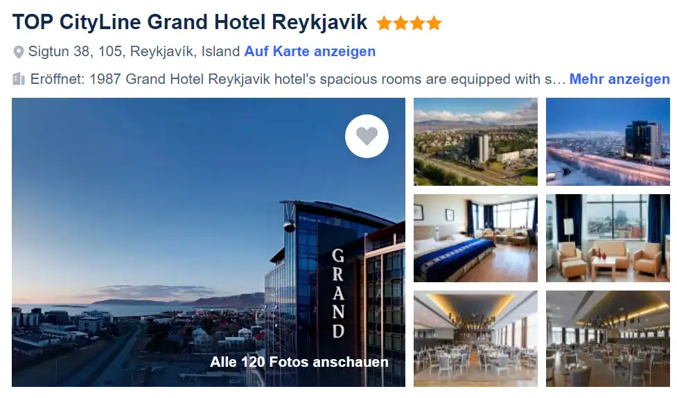 TOP CityLine Grand Hotel Reykjavik