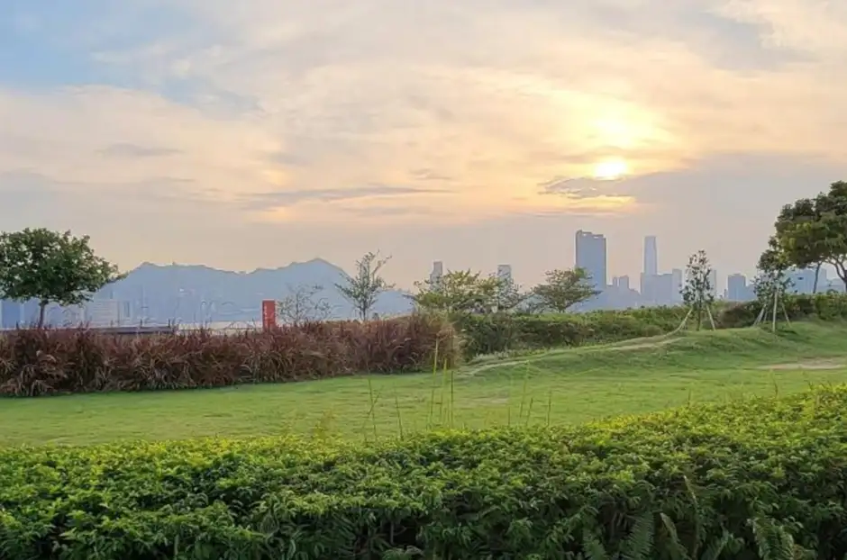 啟德郵輪碼頭日落