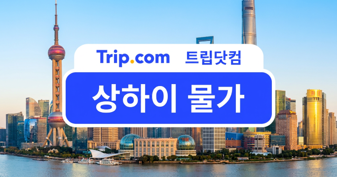 상하이 물가 생각보다 저렴할까? 항목별 여행 비용 정리