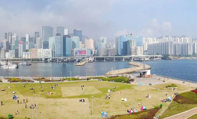 昔日的飛機跑道，今日的野餐公園