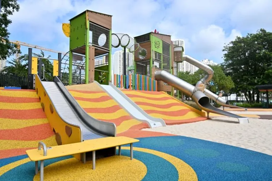 親子好去處「室外免費遊樂場」＃3 深水埗公園共融遊樂場