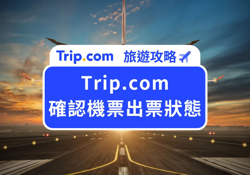 Trip.com確認機票出票狀態