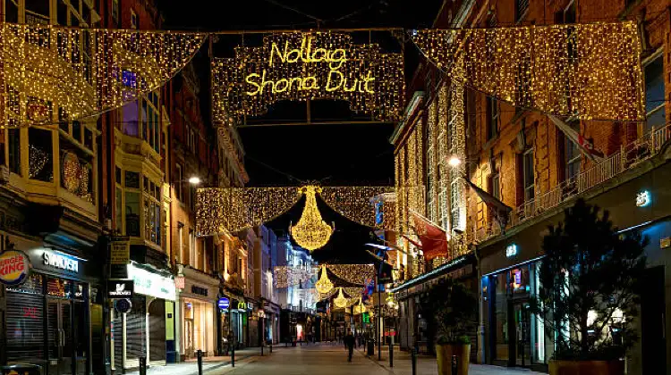 Street view in Dublin