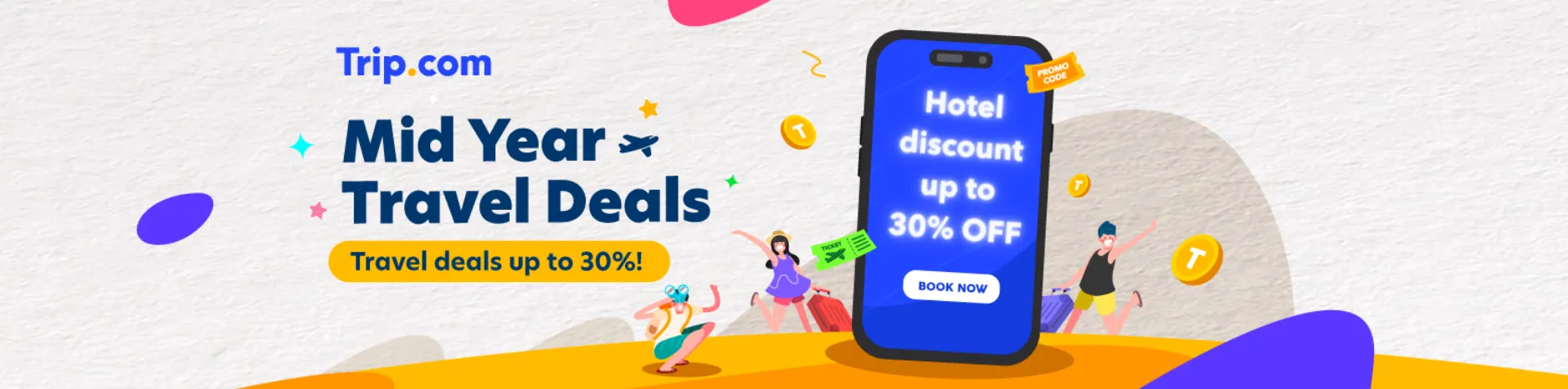 Trip.com Promo Code Malaysia: Mid Year Travel Deals: Hotel Discount up to 30% Off!