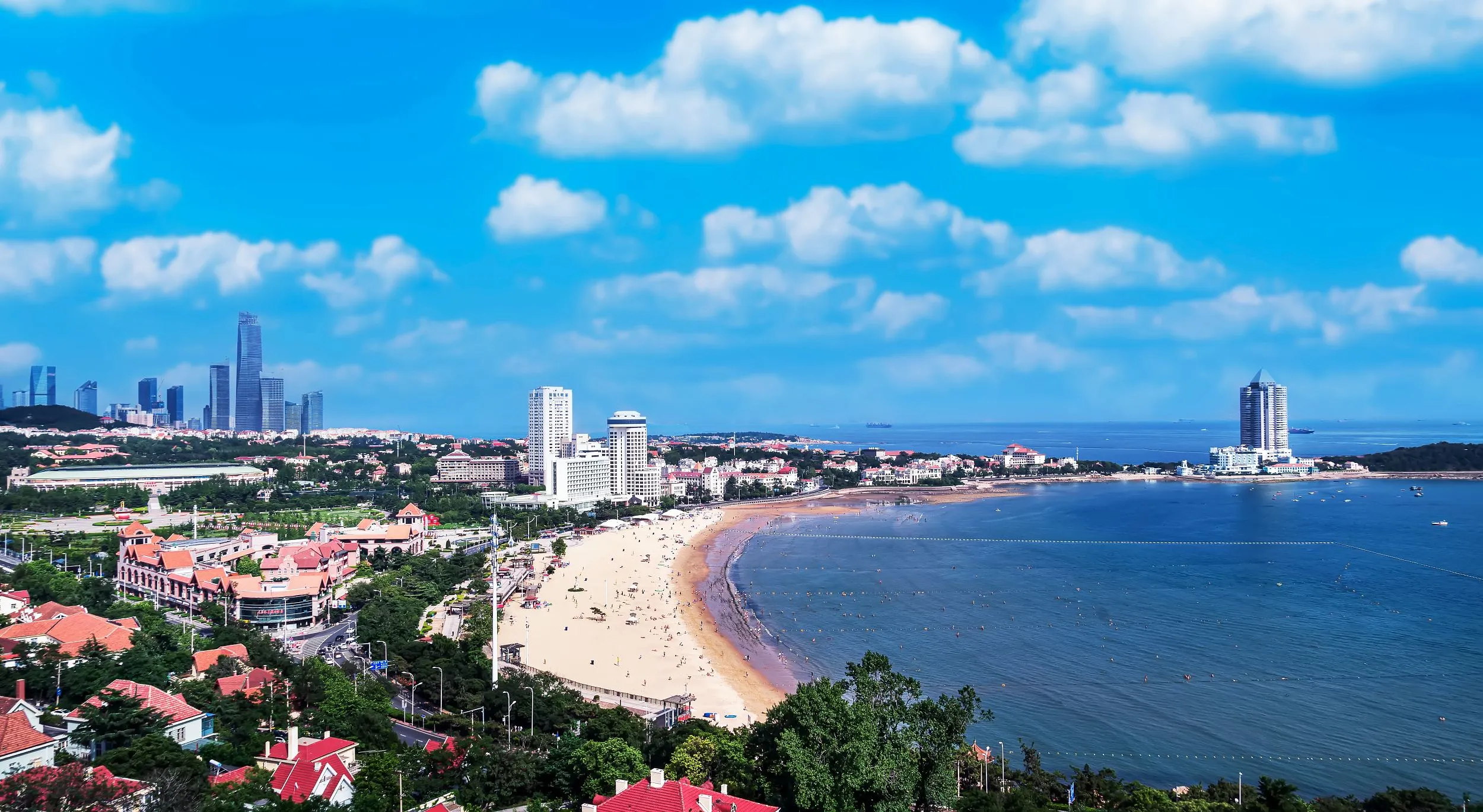 ทิวทัศน์ทะเลชิงเต่า