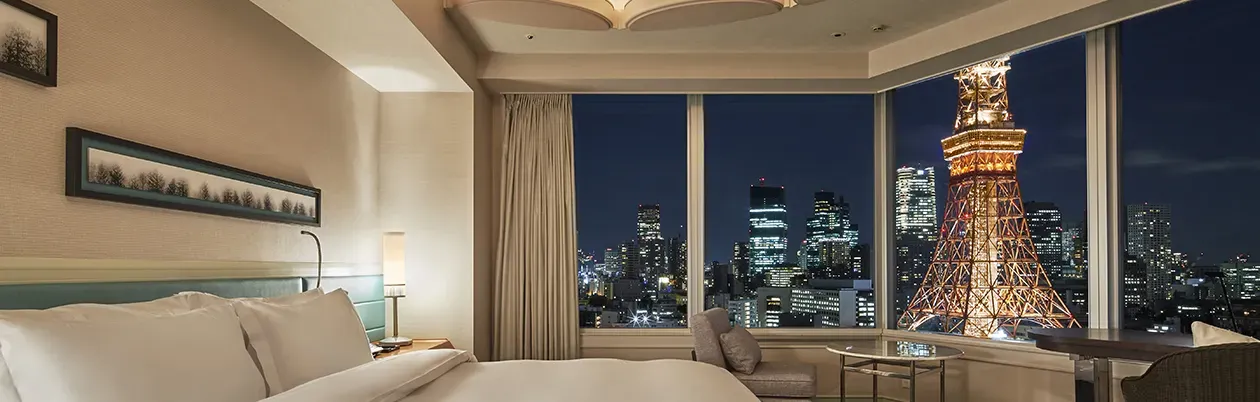 東京塔側全景轉角特大床房