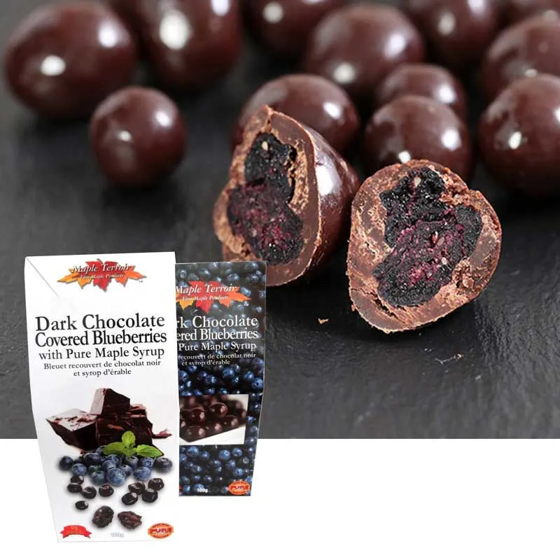 Dark Chocolate Covered Blueberry & Pure Maple Syrup/ブルーベリー&メープルシロップのダークチョコレート
