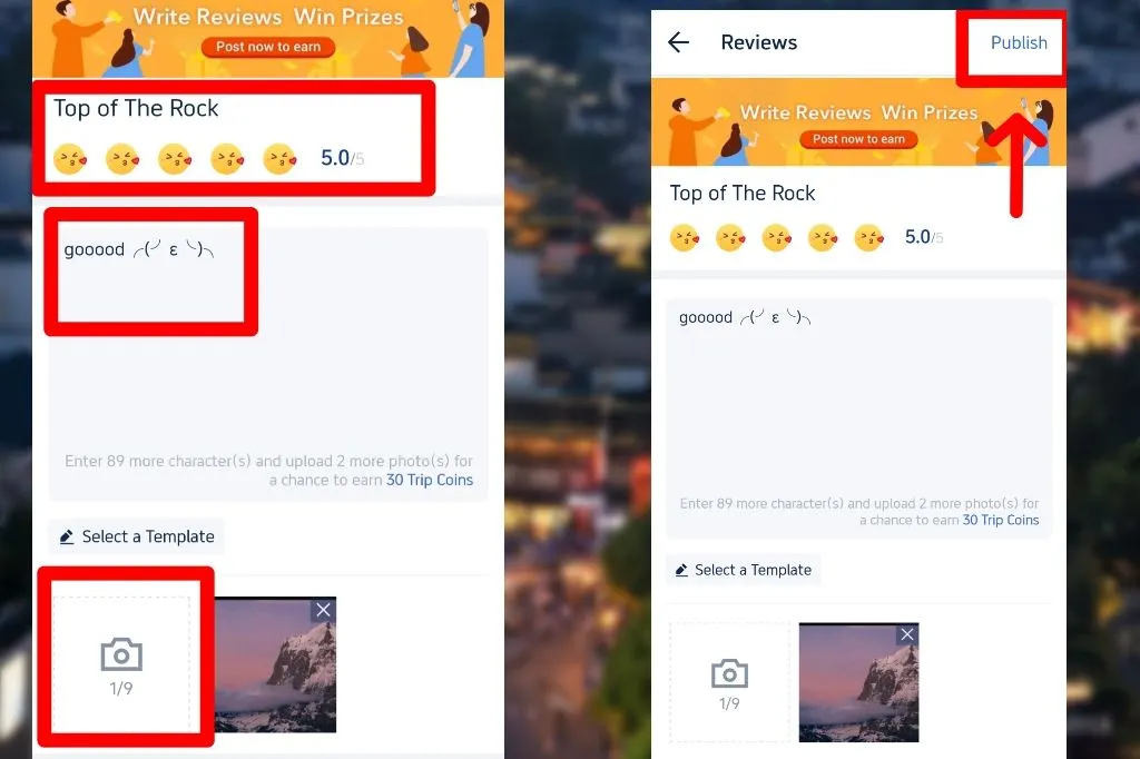 How to Write Trip.com Reviews