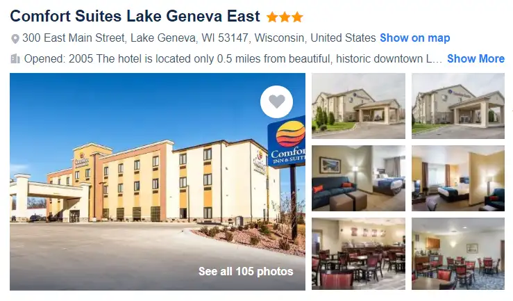 Comfort Suites Lake Geneva East