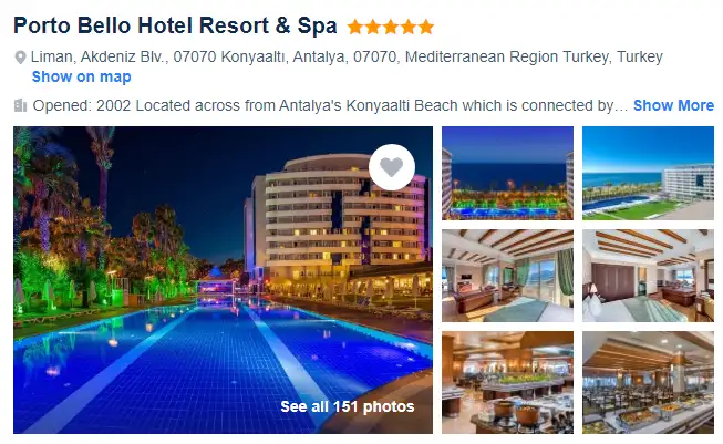 Porto Bello Hotel Resort & Spa