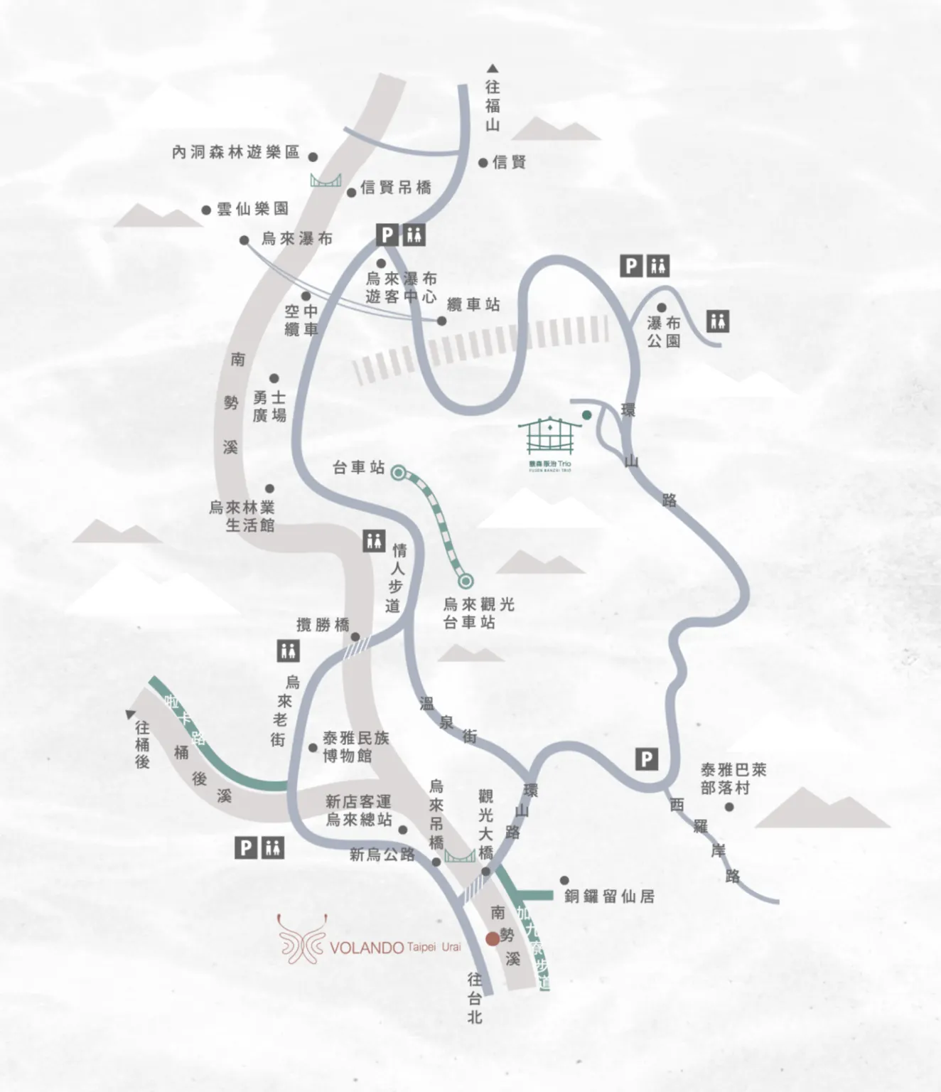 免費接駁車上山路線