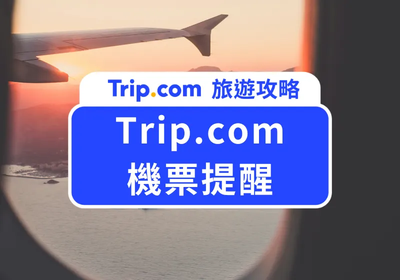 Trip.com 機票提醒