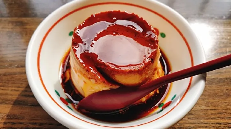 地獄蒸しプリン