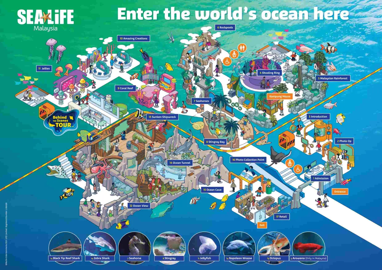 Legoland Malaysia map