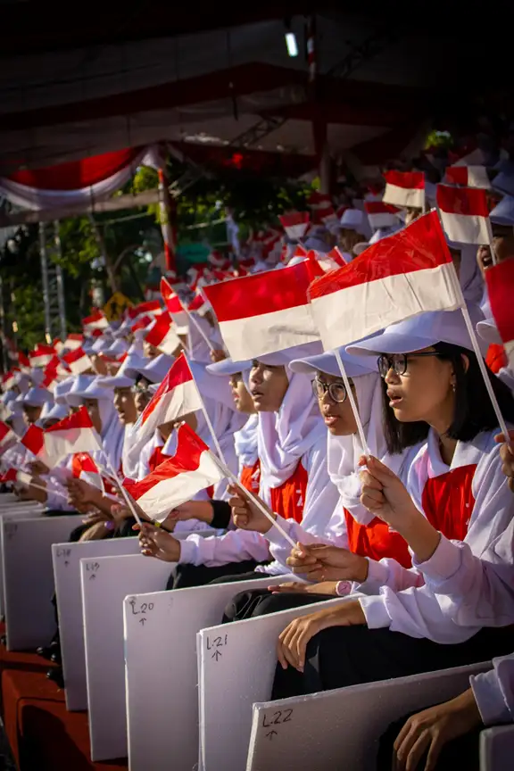 Indonesian students celebrates Independence Day