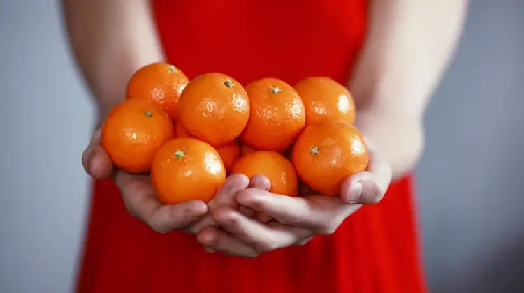 Mandarins are considered lucky