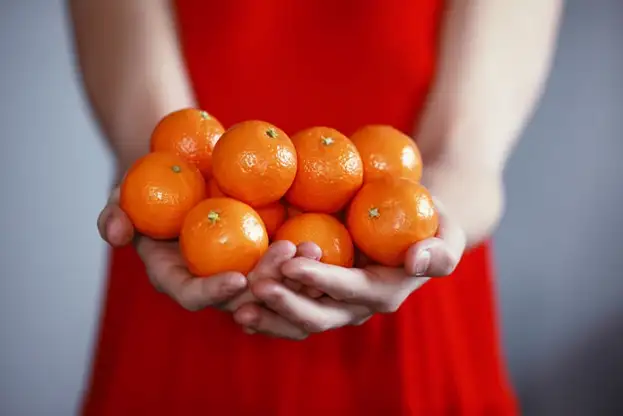 Mandarins are considered lucky