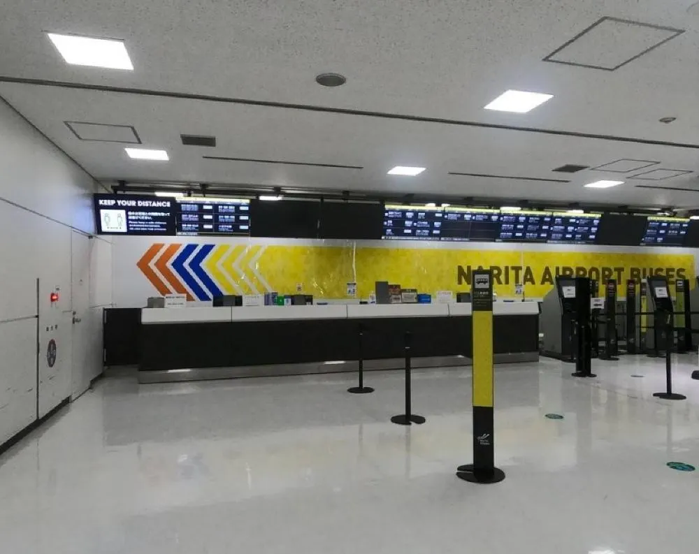 成田機場第二航站樓兌換成田機場利木津巴士車票