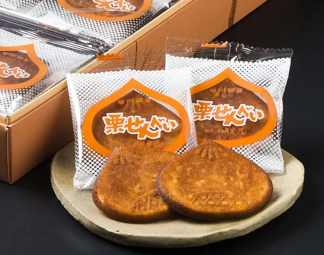 9.松月堂「栗せんべい」