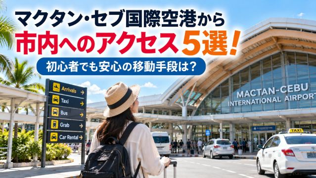 マクタン・セブ国際空港から市内へのアクセス5選！初心者でも安心の移動手段は？| Trip.com